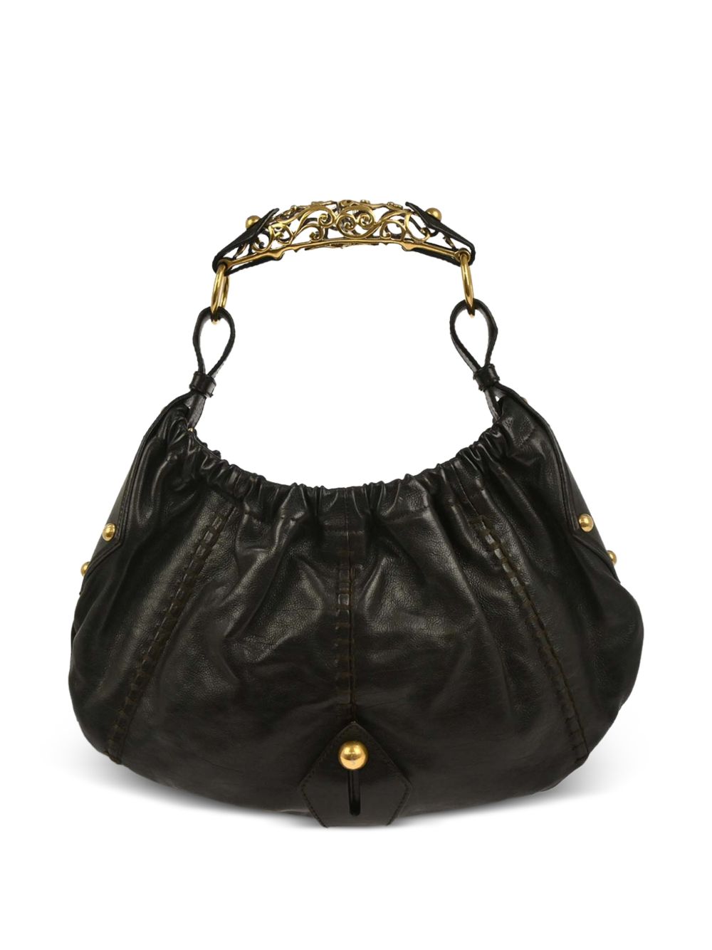 2000s medium leather bag