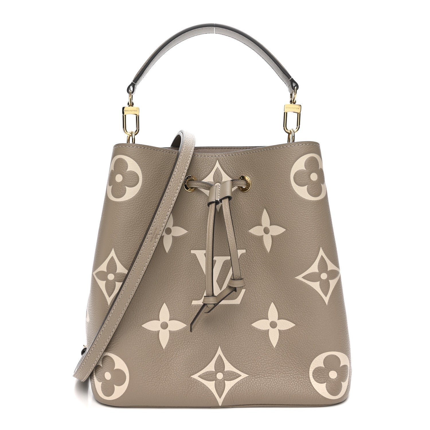 Louis Vuitton Louis Vuitton Empreinte Monogram Giant Neonoe MM Tourterelle Creme