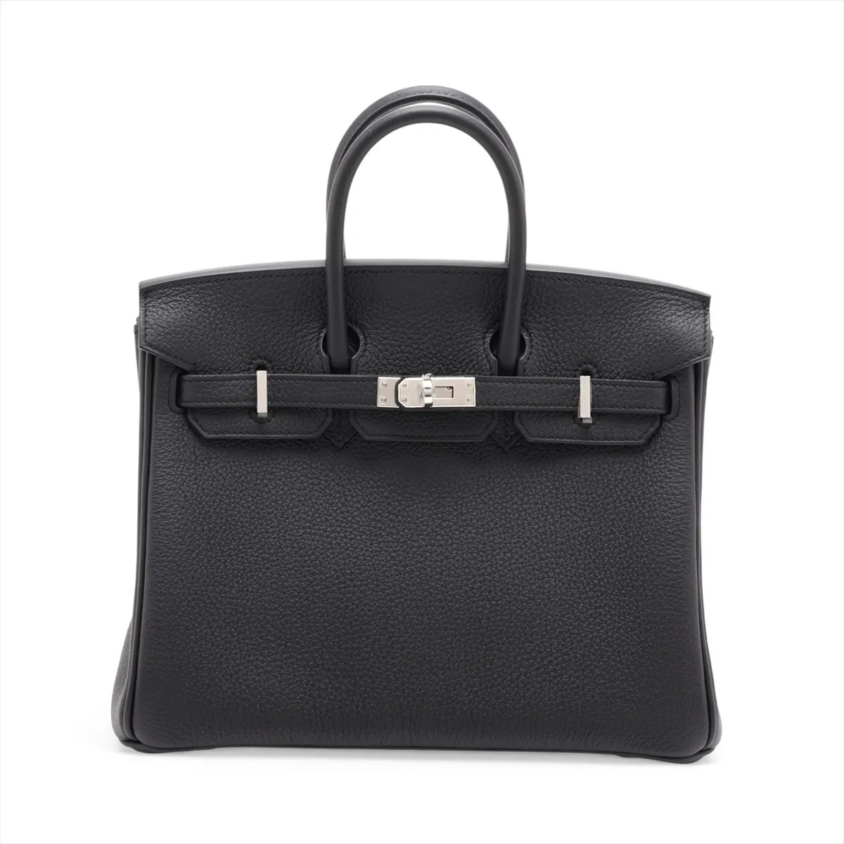 Hermès Birkin 25 Le Tournay Togo Black Silver Metal Fittings