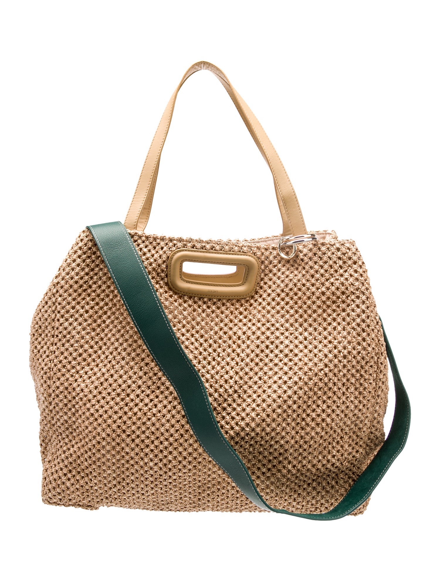 Maje Raffia Bucket Bag