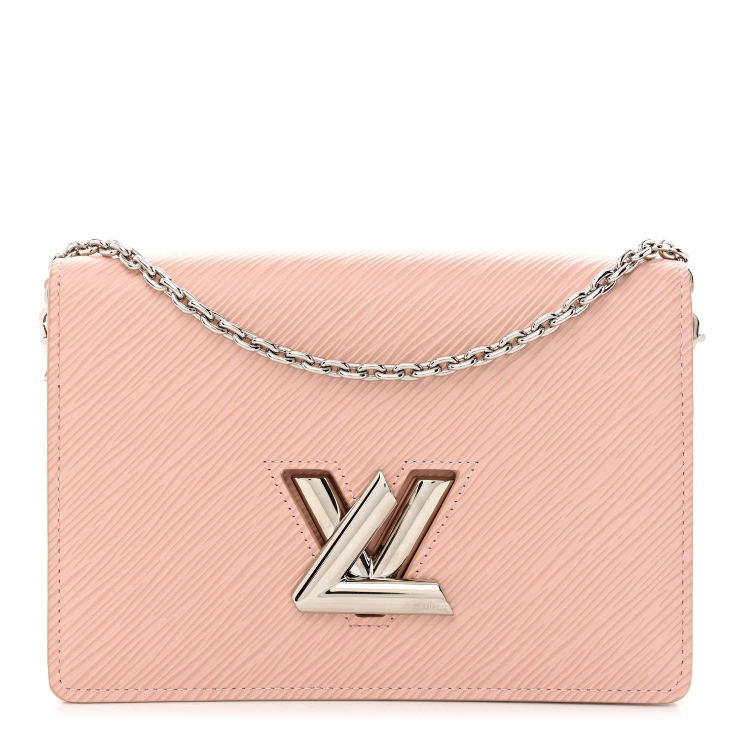 Louis Vuitton Epi Twist Belt Chain Wallet Rose Ballerine