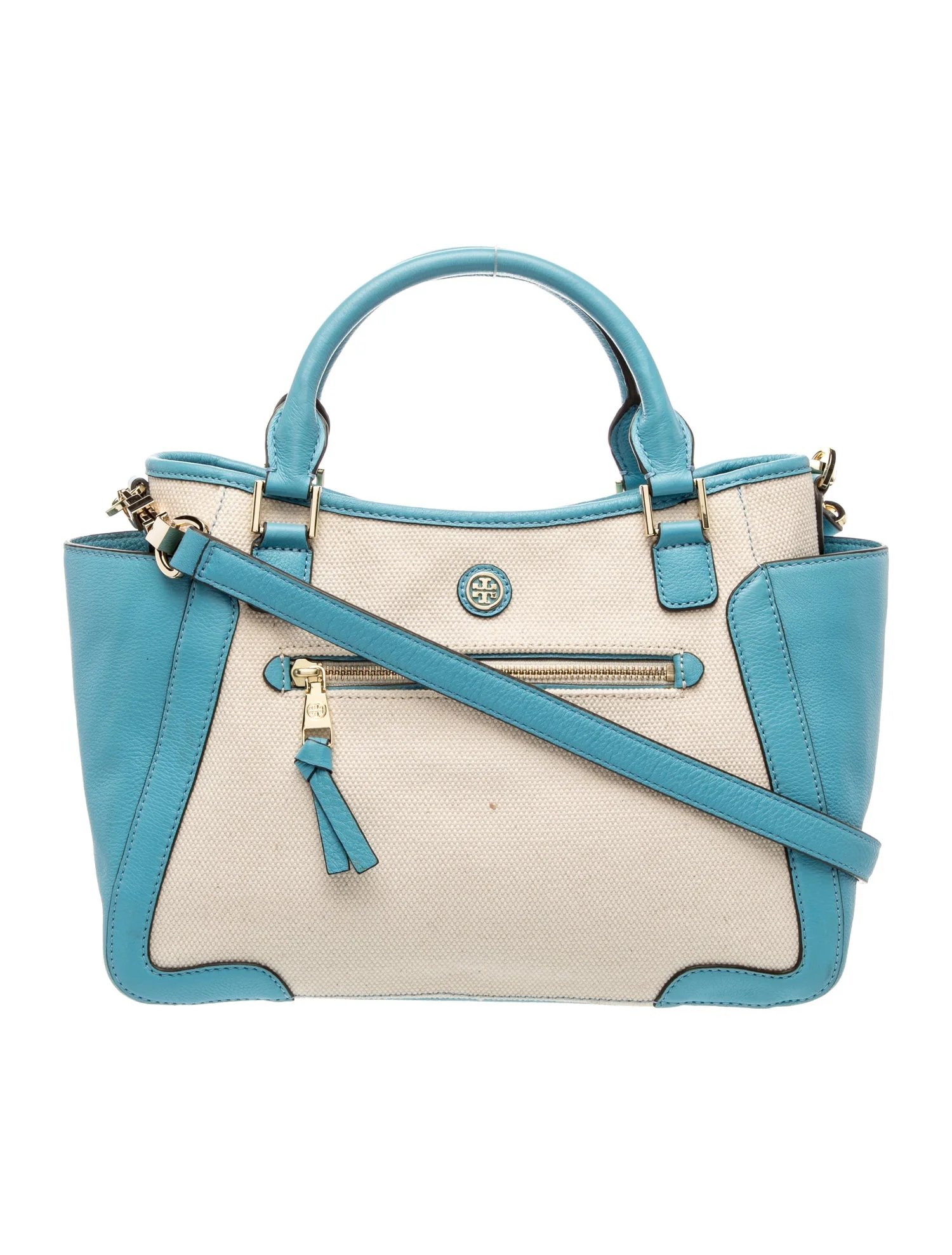 Tory Burch Canvas Top Handle Bag