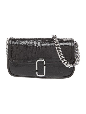 Embossed Leather Top Handle Bag