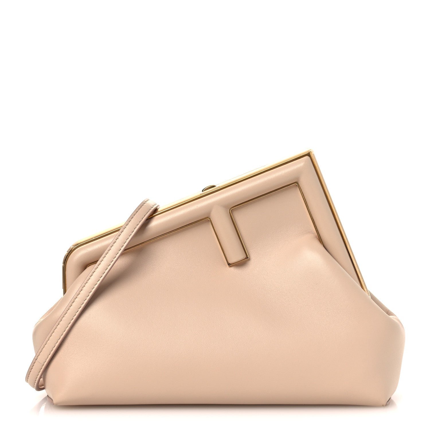 Fendi Shiny Nappa Small Fendi First Poudre