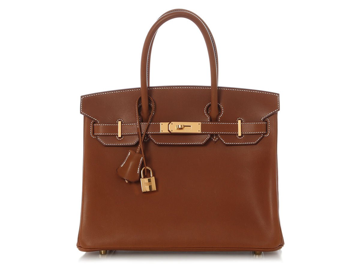Hermes Hermès Fauve Barenia Birkin 30
