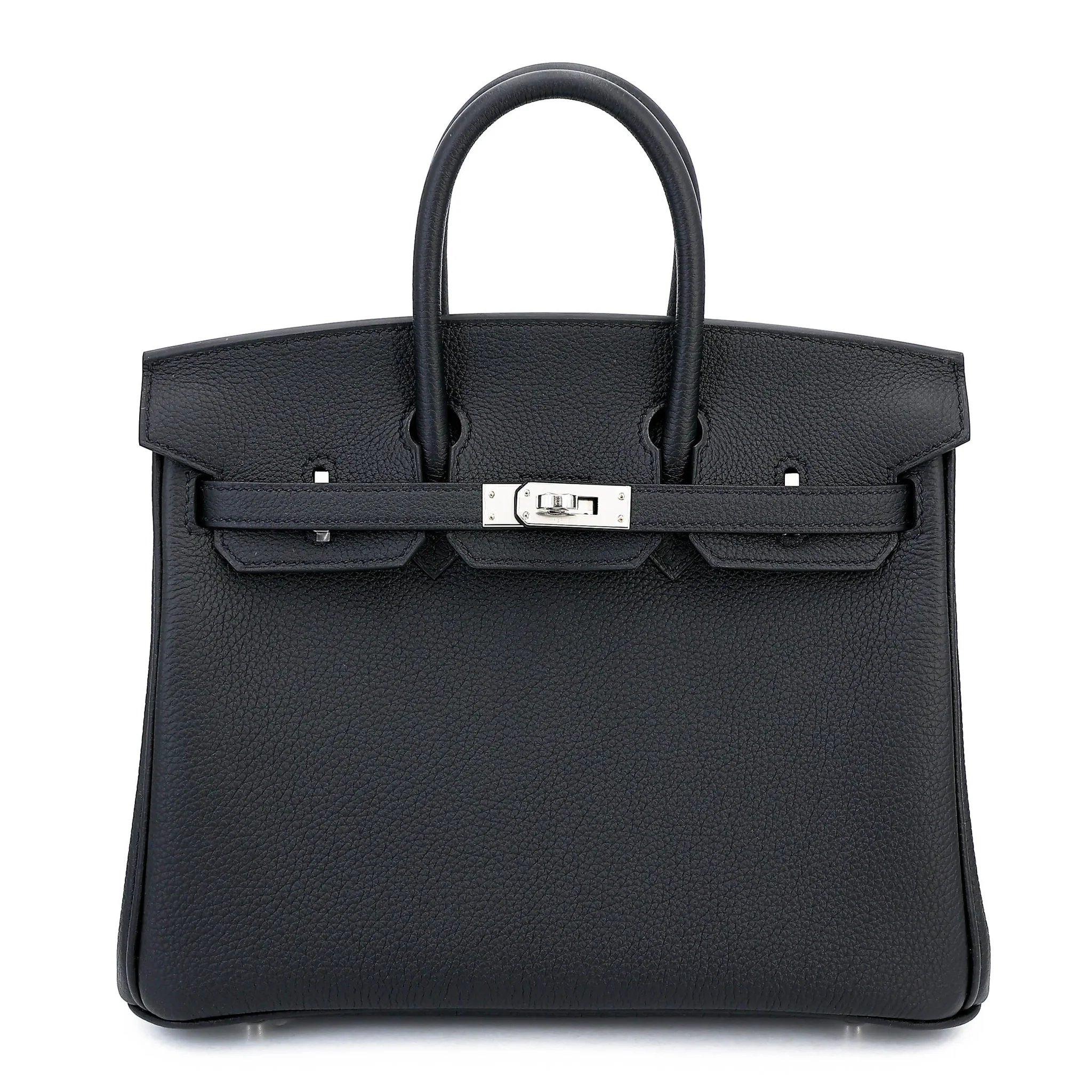Brand New ( Rank N ) HERMÈS Birkin 25 Noir (89) Togo Palladium hardware G (2026)