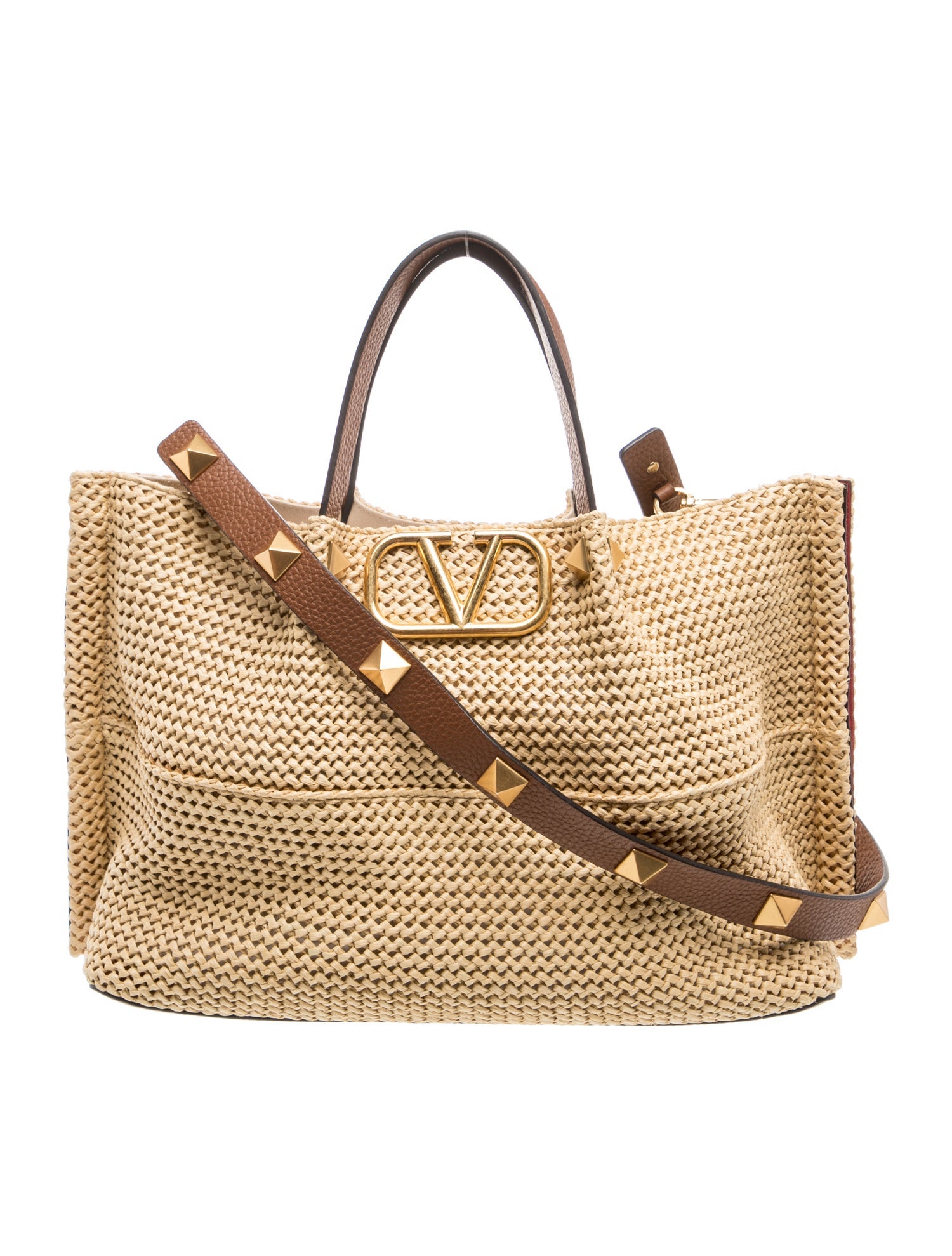 Rockstud Top Handle Bag