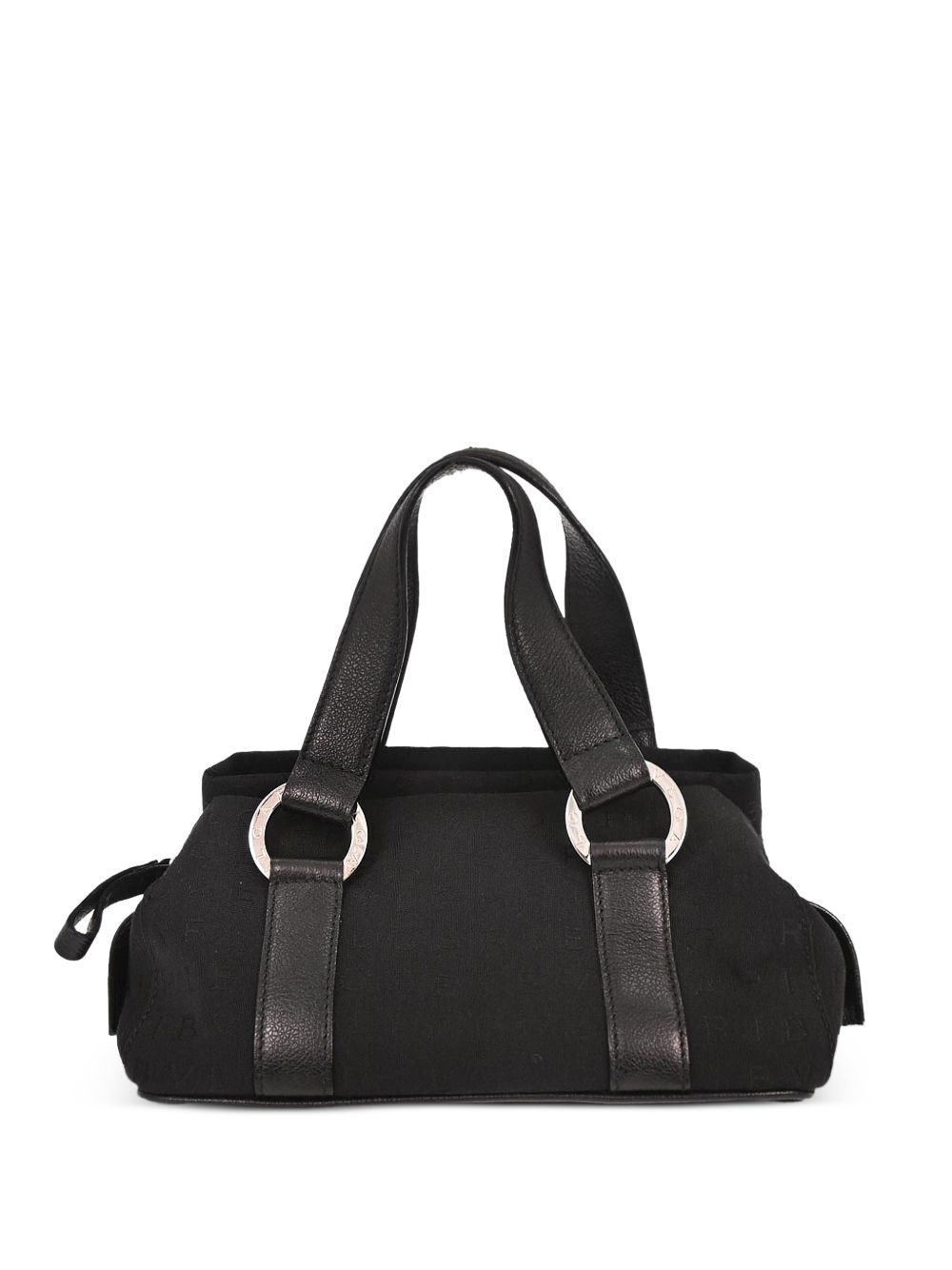 Bvlgari 1990s logomania canvas handbag