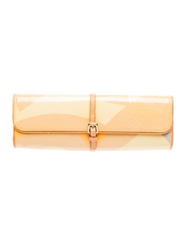 Monogram Vernis Fleurs Pochette Vintage