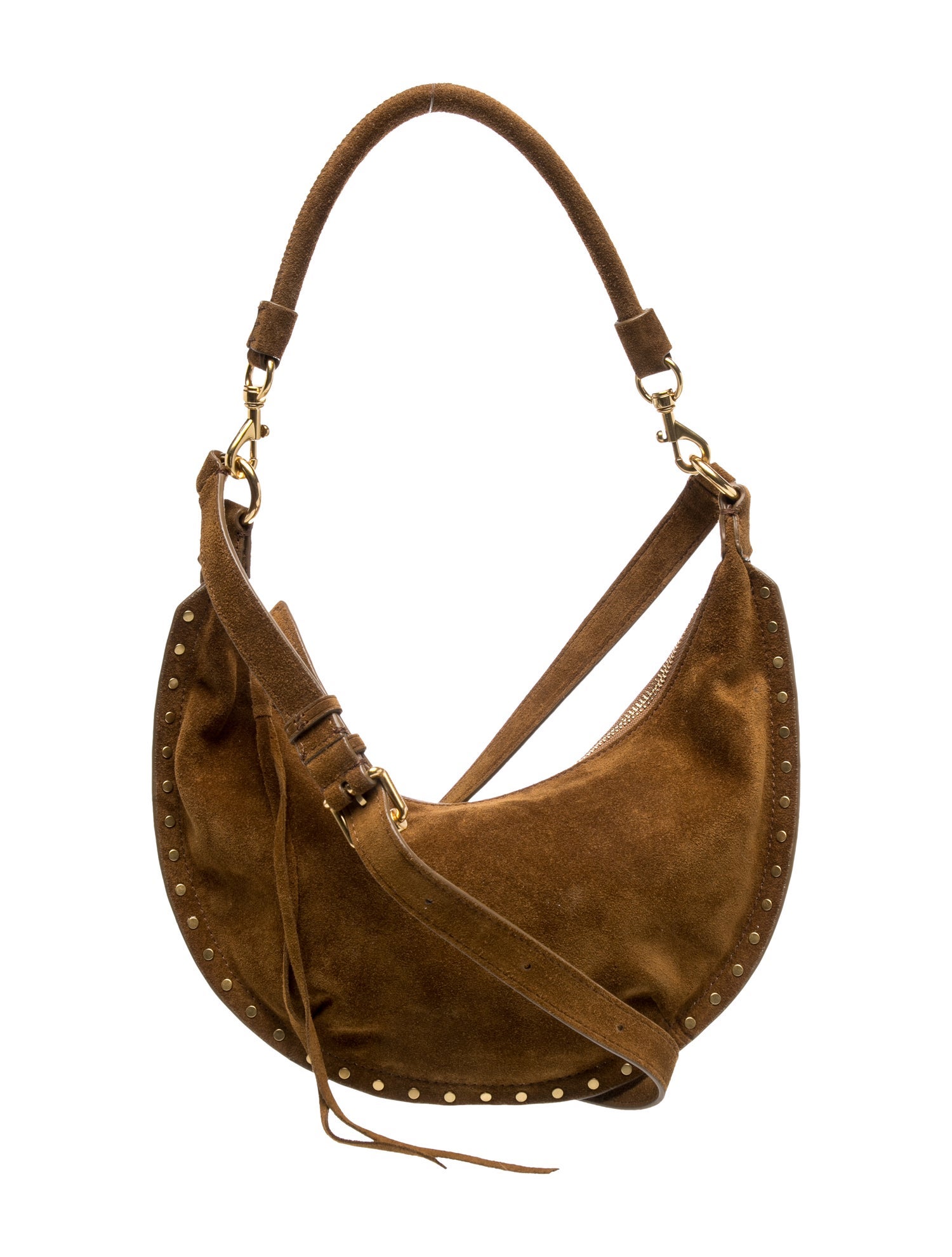 Suede Crossbody Bag