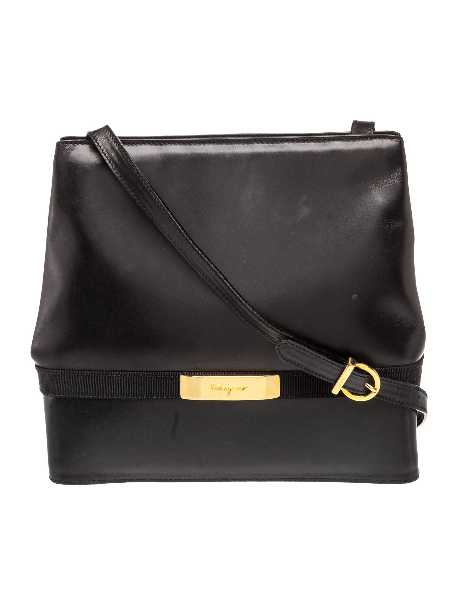 Ferragamo Leather Shoulder Bag