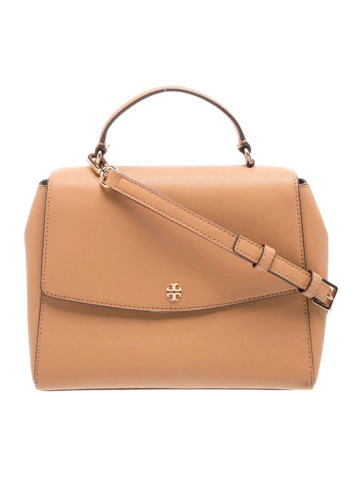 Saffiano Leather Top Handle Bag