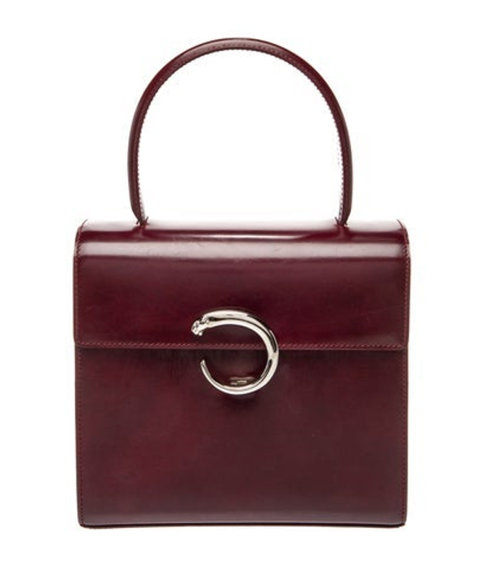 Cartier Leather Top Handle Bag