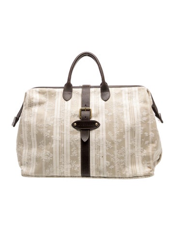 Longchamp Canvas Weekender Bag