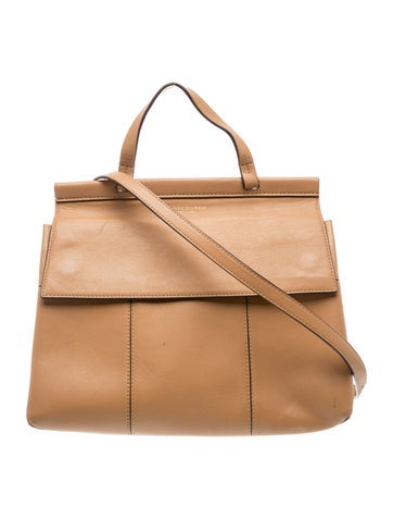 Leather Top Handle Bag