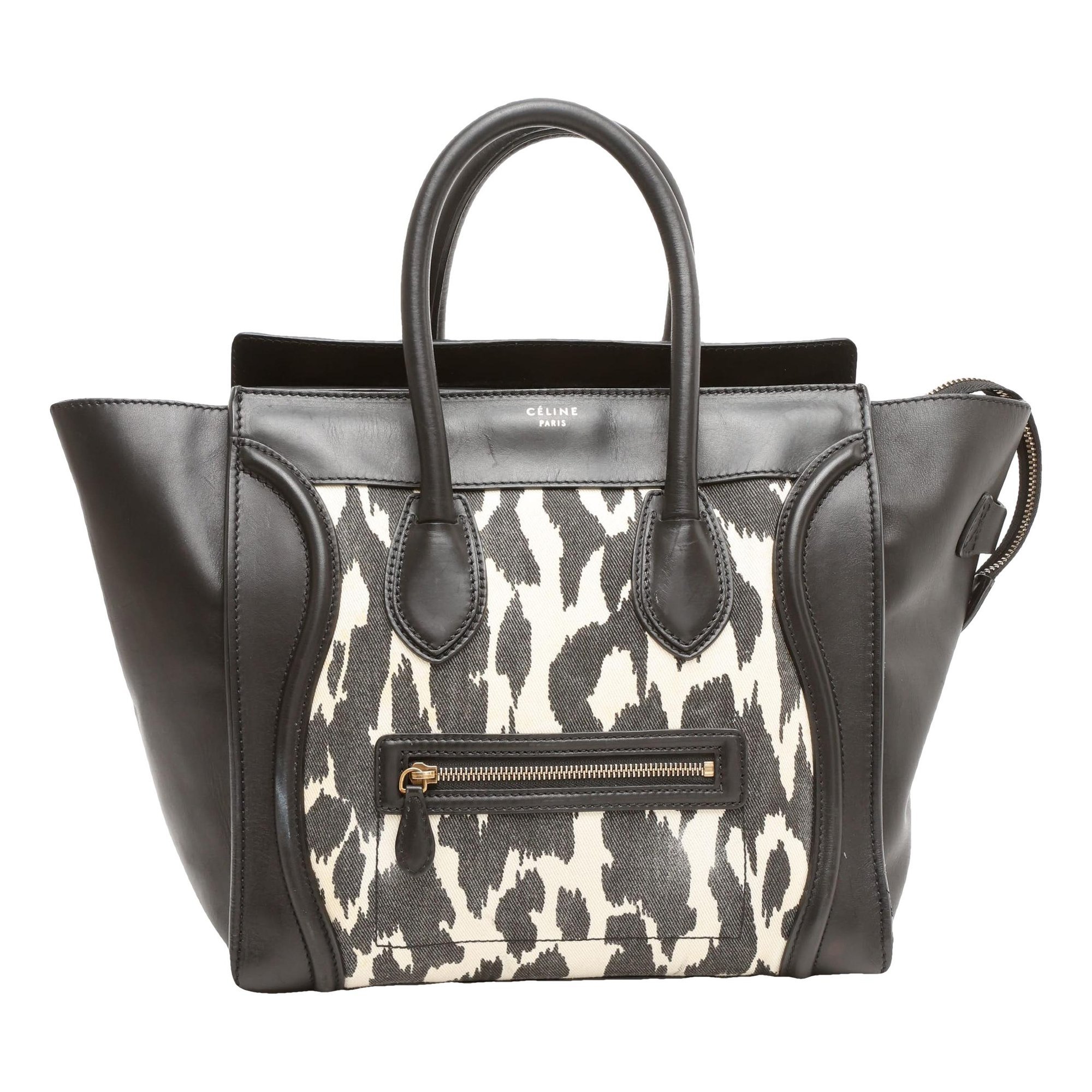 Luggage leather handbag