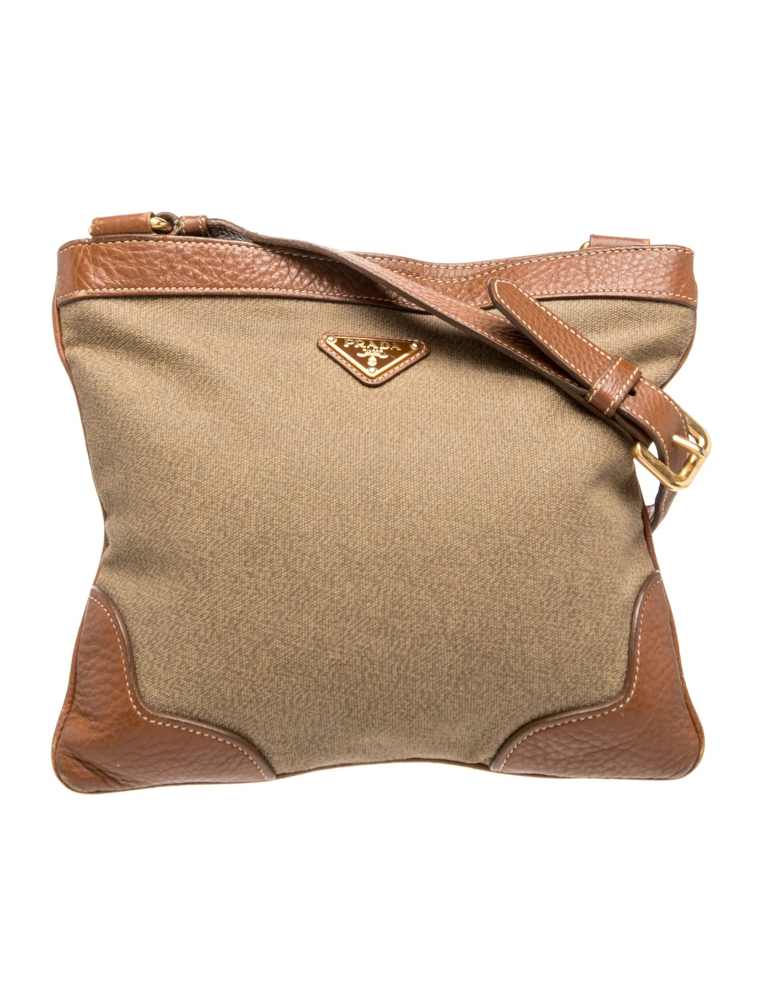 Vitello Daino Leather Crossbody Bag