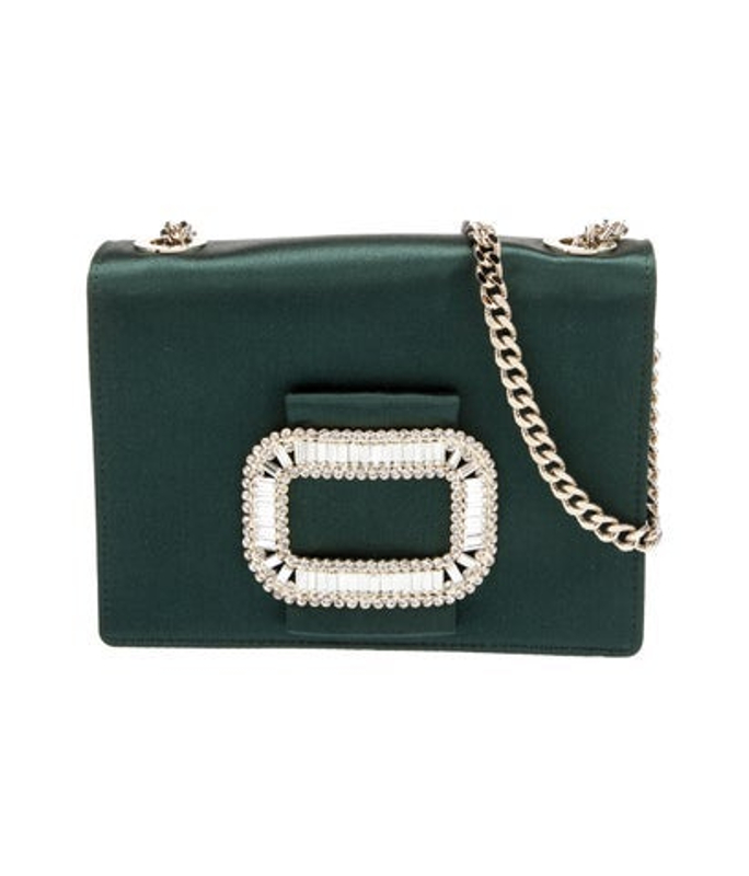 Roger Vivier Vivier Satin Crossbody Bag