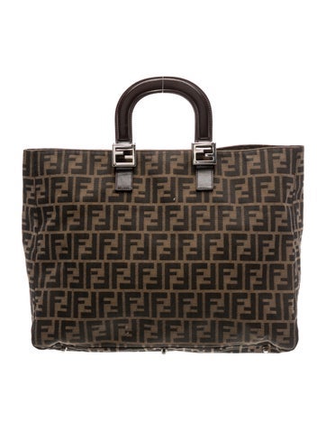 Zucca FF Zucca Canvas Handbag