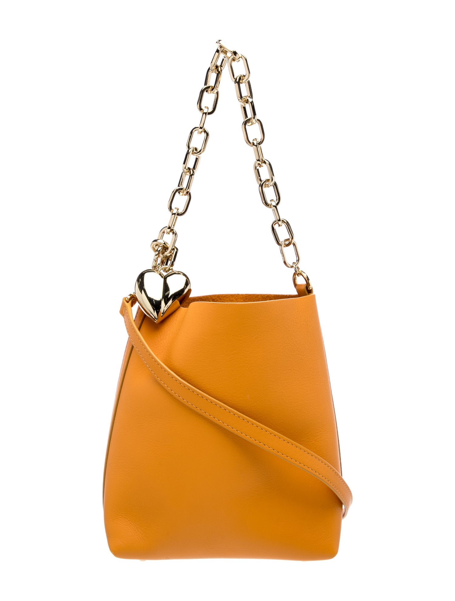 Carolina Herrera Leather Bucket Bag