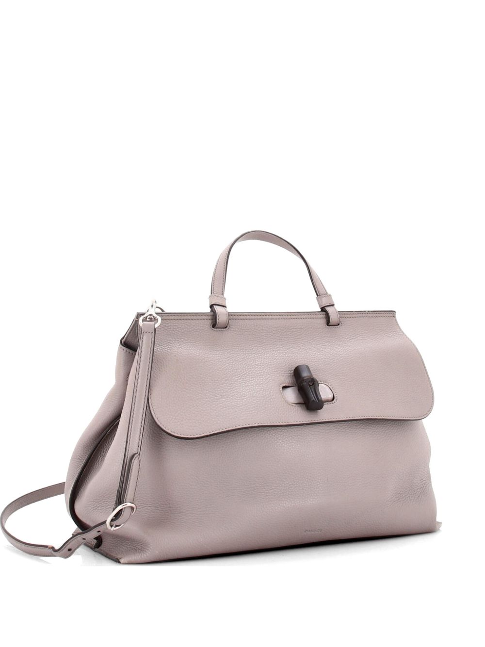Bamboo Daily Top Handle Bag Leather Large satchel