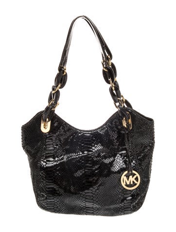 Snakeskin Shoulder Bag