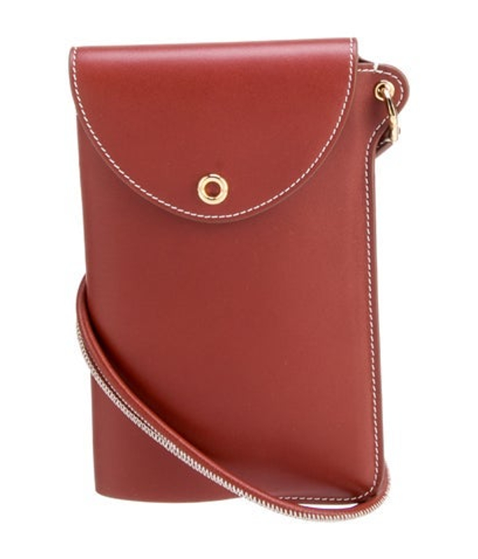 Loro Piana Piana Leather Ghiera Phone Pouch