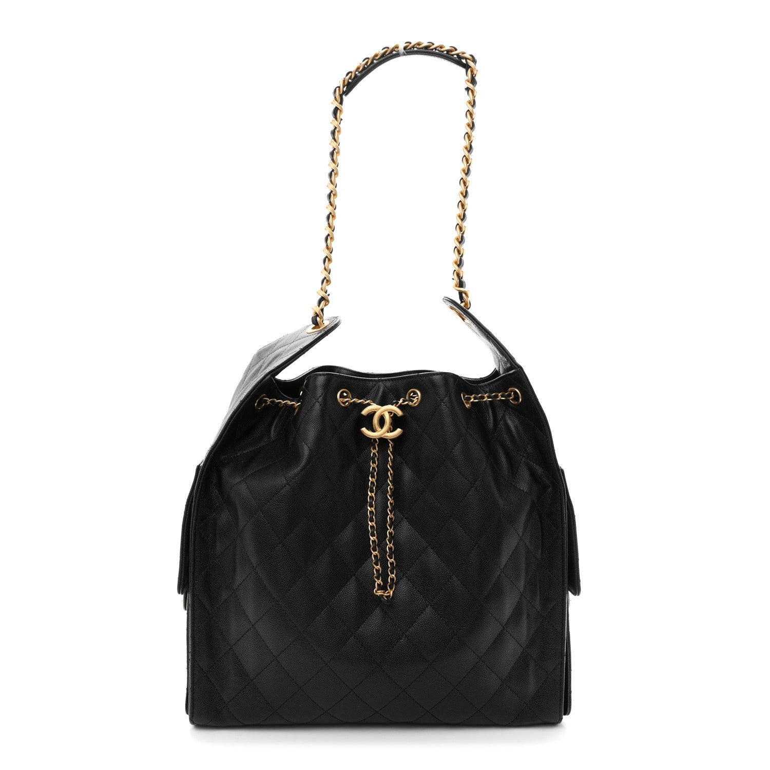 Chanel Caviar Quilted Medium Chanel 25 Handbag Black
