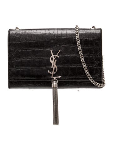 Saint Laurent Embossed Leather Kate