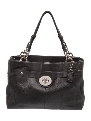 Leather Top Handle Bag