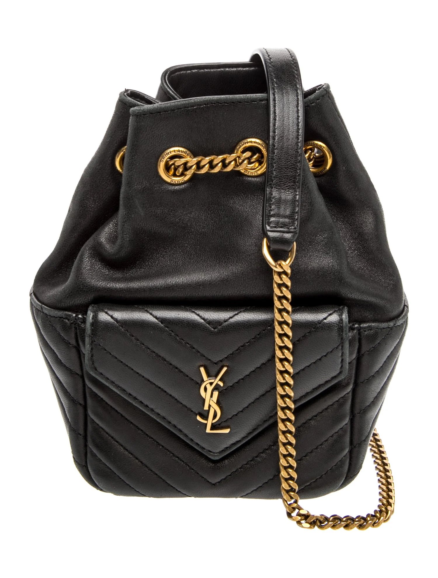 Chevron Bucket Bag Mini