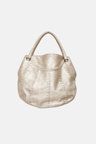 2009 Metallic Woven Tote Bag