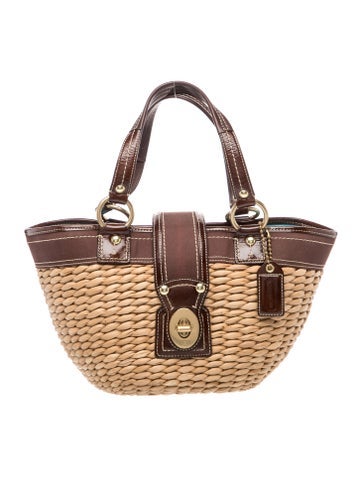 Coach Wicker Shoulder Bag