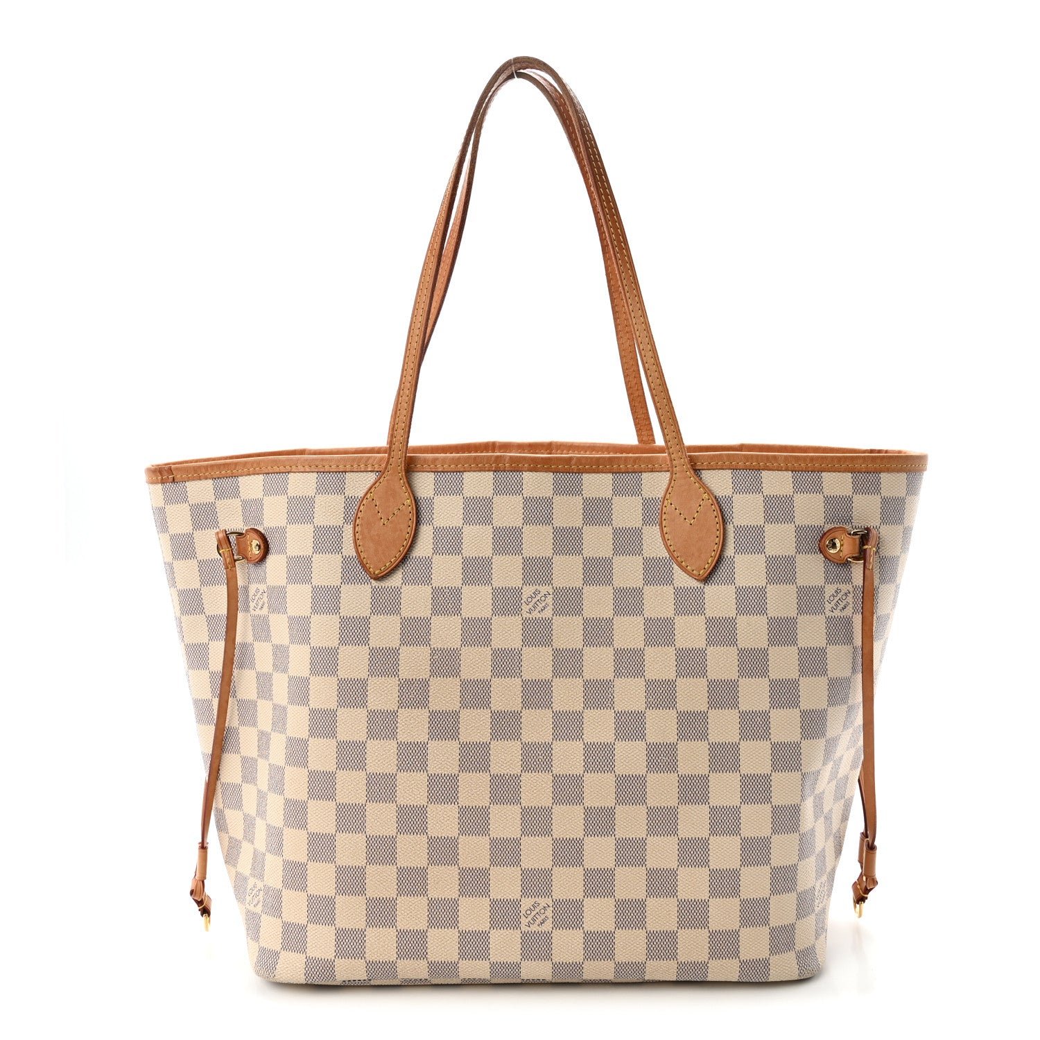 Louis Vuitton Damier Azur Neo Neverfull MM Rose Ballerine