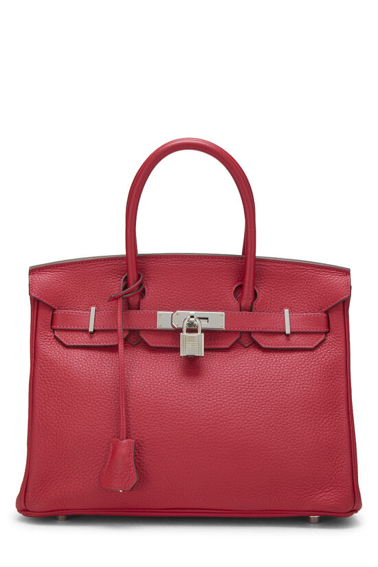 Hermes Rouge Casaque Clemence Birkin 30