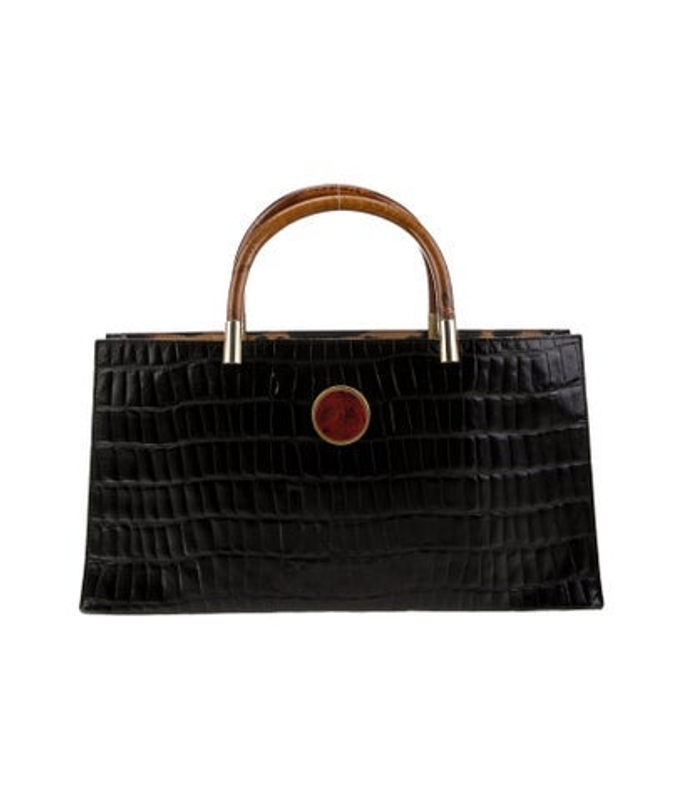 Kenzo Leather Top Handle Bag