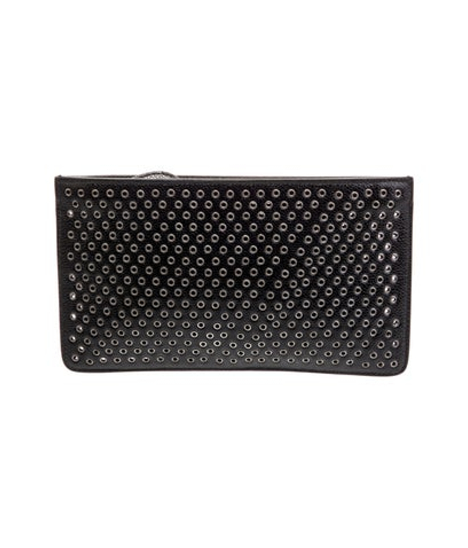 Alaia Leather Clutch