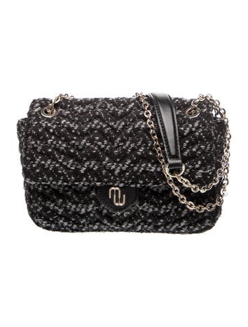 Maje Tweed Shoulder Bag