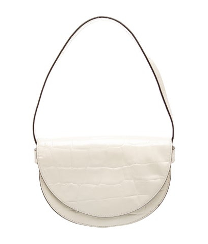 Staud Embossed Leather Shoulder Bag