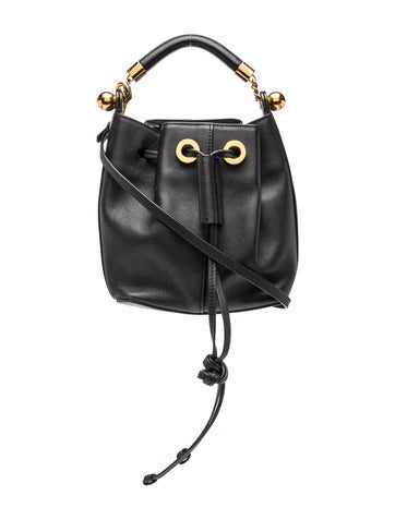 Leather Gala Bucket Bag Small