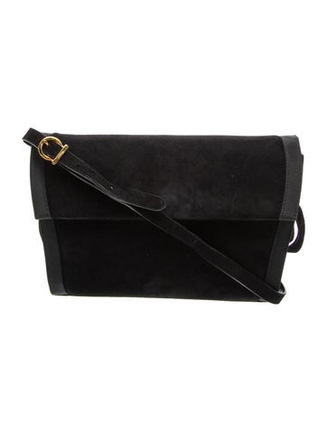 Ferragamo Suede Crossbody Bag