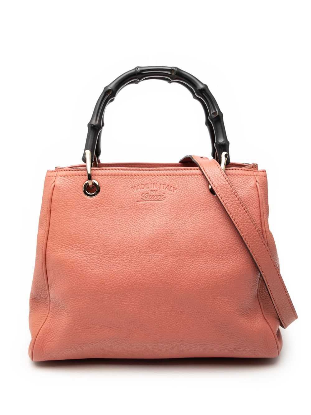 2000-2015 Small Calfskin Bamboo Shopper satchel