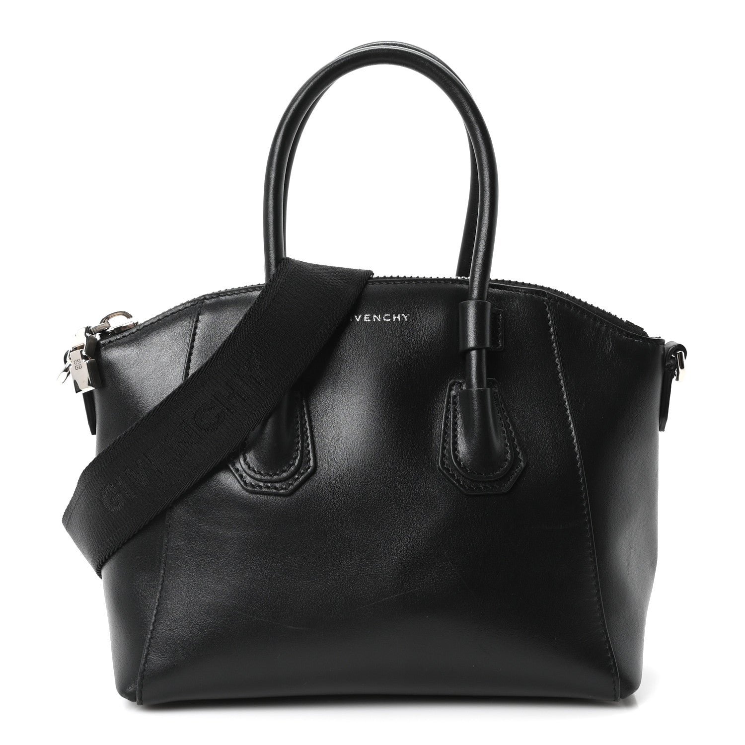 Givenchy Box Calfskin Mini Sport Antigona Top Handle Bag Black