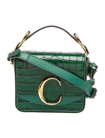 Chloe Embossed Leather C Mini