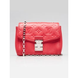 Louis Vuitton Louis Vuitton Poppy Monongram Empreinte Leather St Germain BB Bag