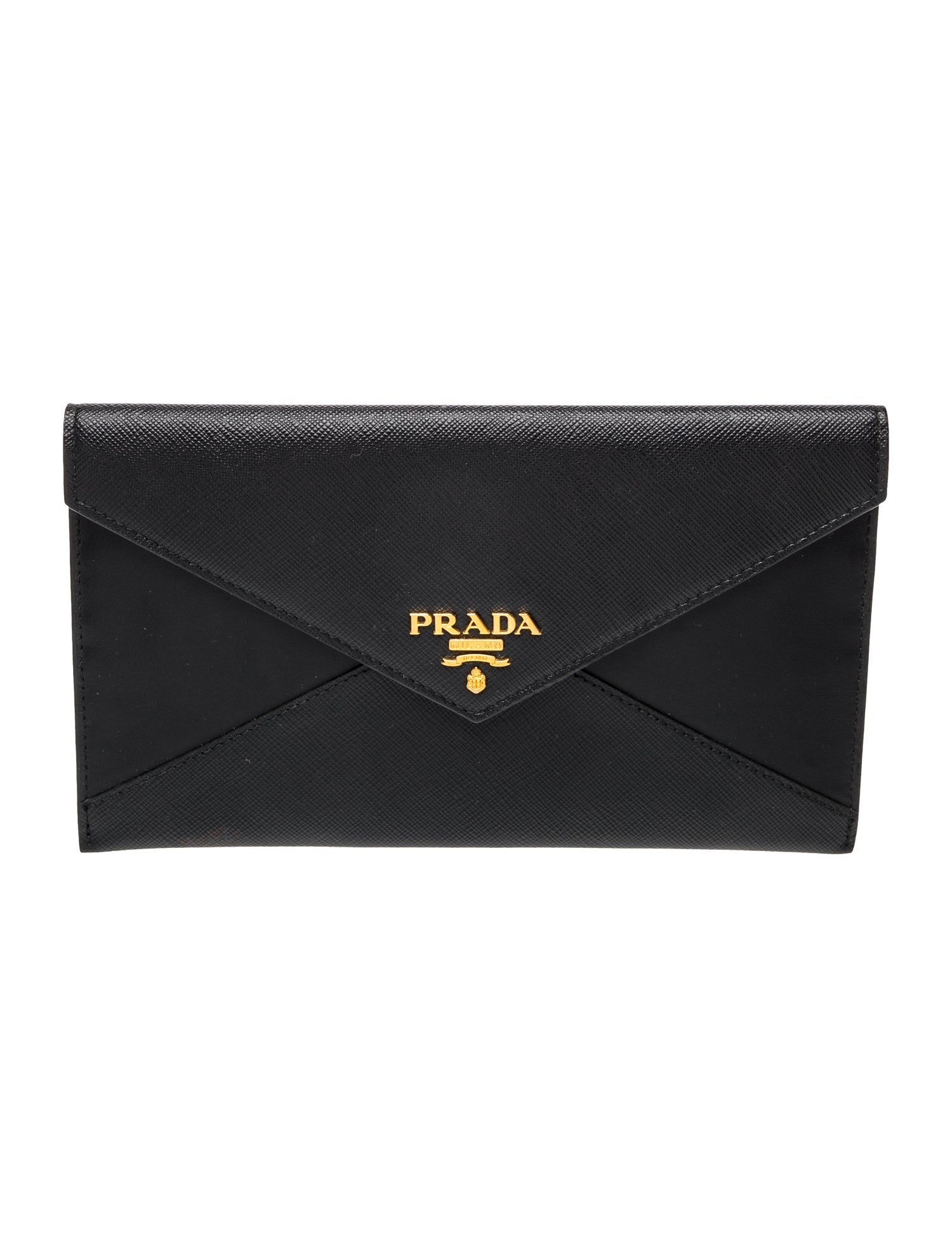 Saffiano Leather Clutch