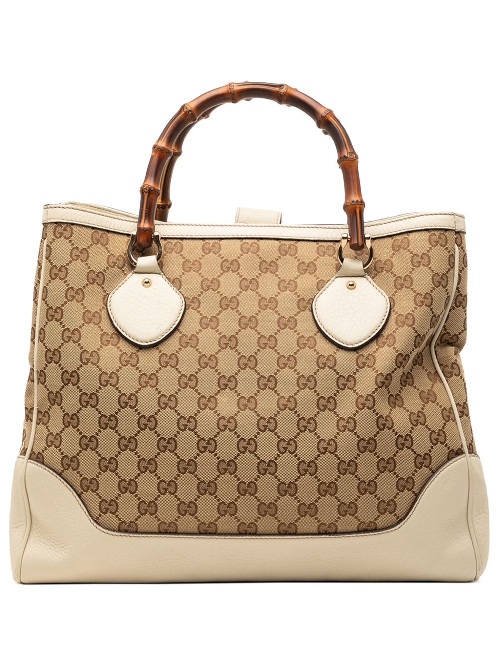 2000-2015 Medium GG Canvas Bamboo Diana tote bag