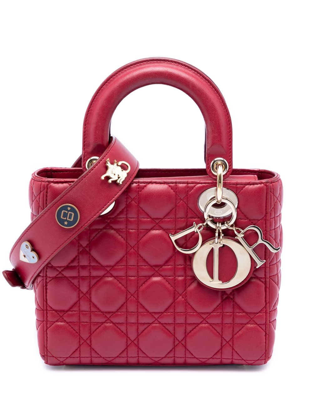 2017 Small Lambskin Cannage My ABCDior Lady Dior satchel