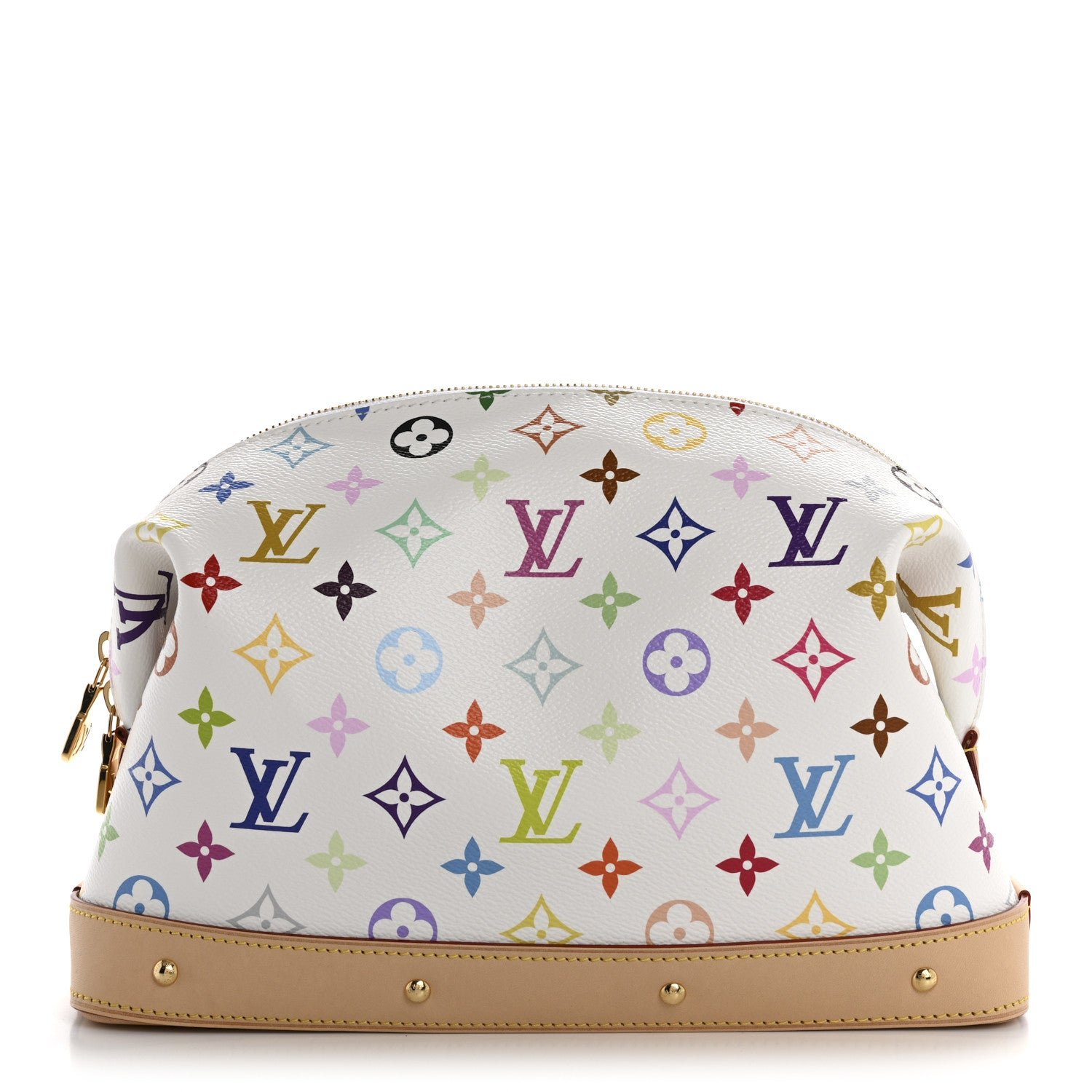 Louis Vuitton LV x TM Monogram Multicolor Cosmetic Pouch GM White