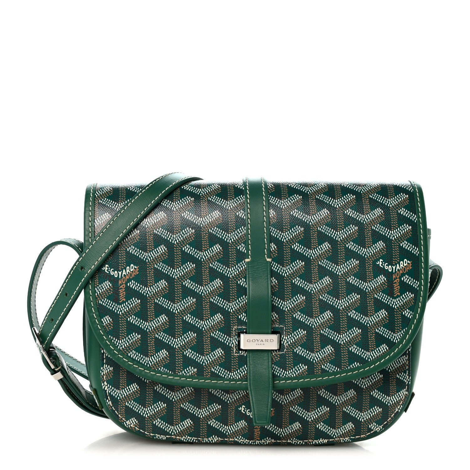 Goyard Goyardine Belvedere II PM Messenger Bag Green